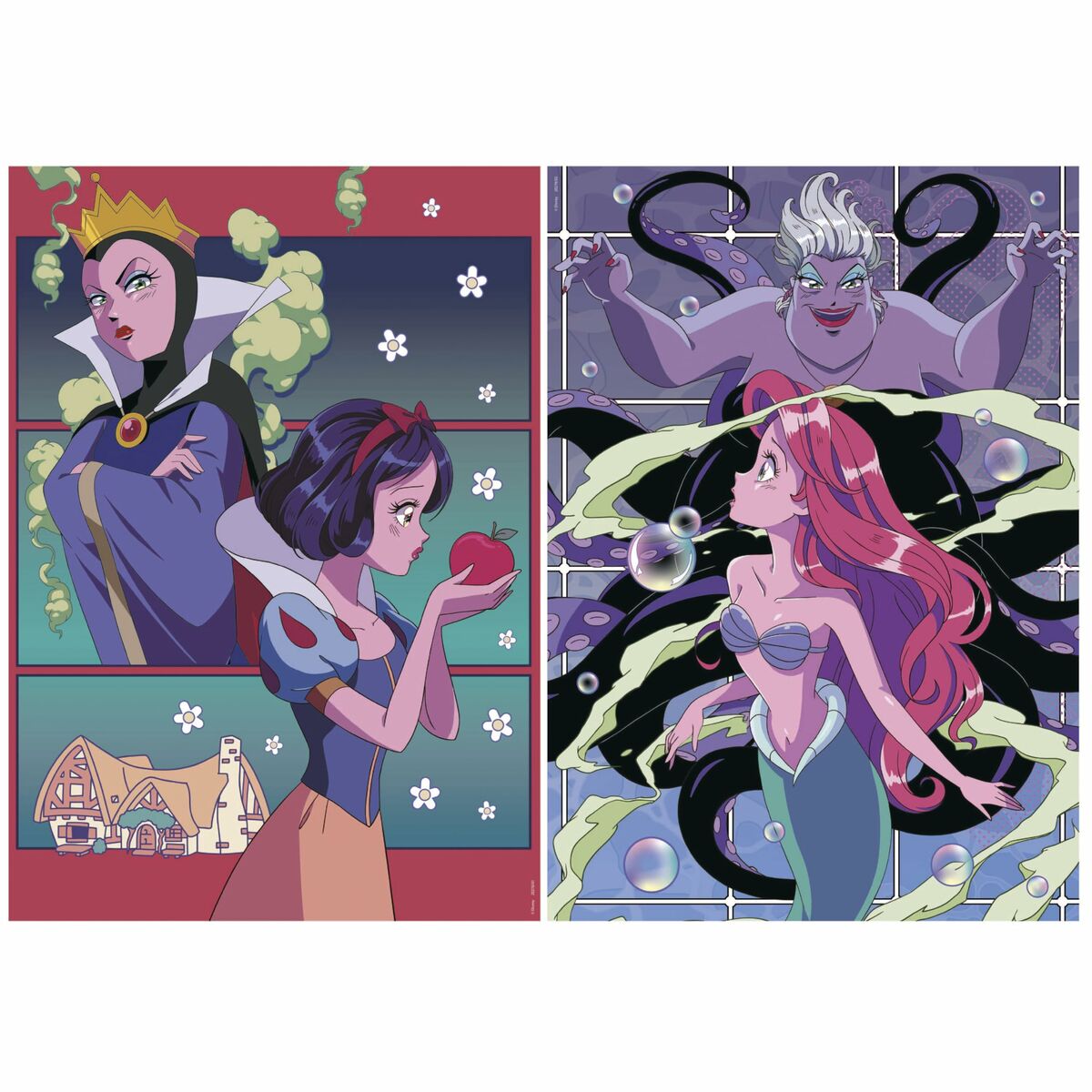 Puzzle Educa Villanos y Princesas Disney 500 Piese (2 Unități) - Jucarii si jocuri, Puzzle-uri și puzzle-uri