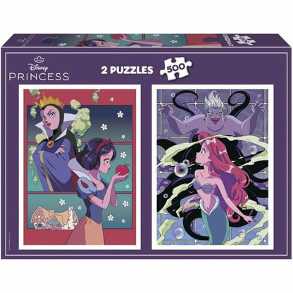 Puzzle Educa Villanos y Princesas Disney 500 Piese (2 Unități) - Jucarii si jocuri, Puzzle-uri și puzzle-uri