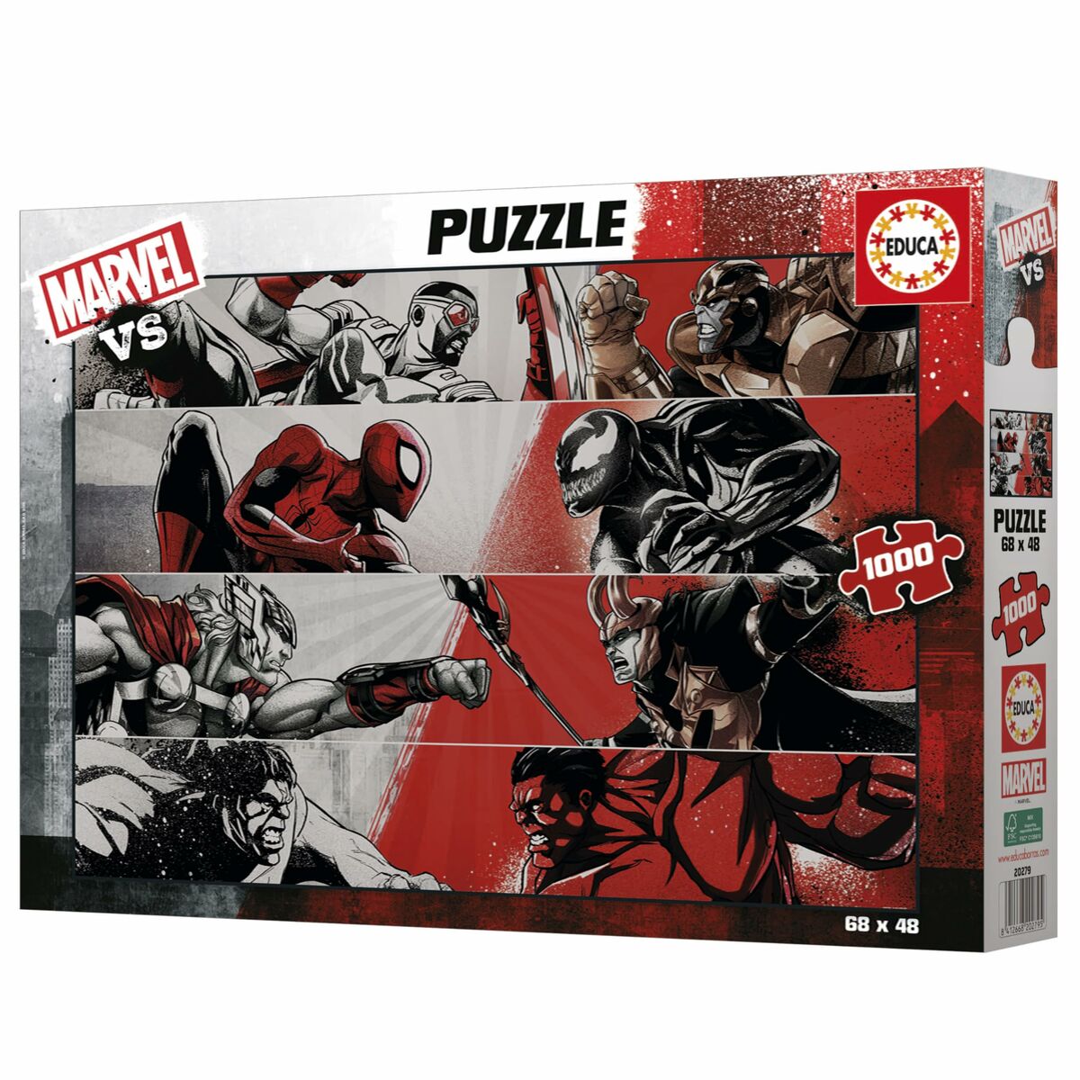 Puzzle Educa Marvel VS 1000 Piese - Jucarii si jocuri, Puzzle-uri și puzzle-uri