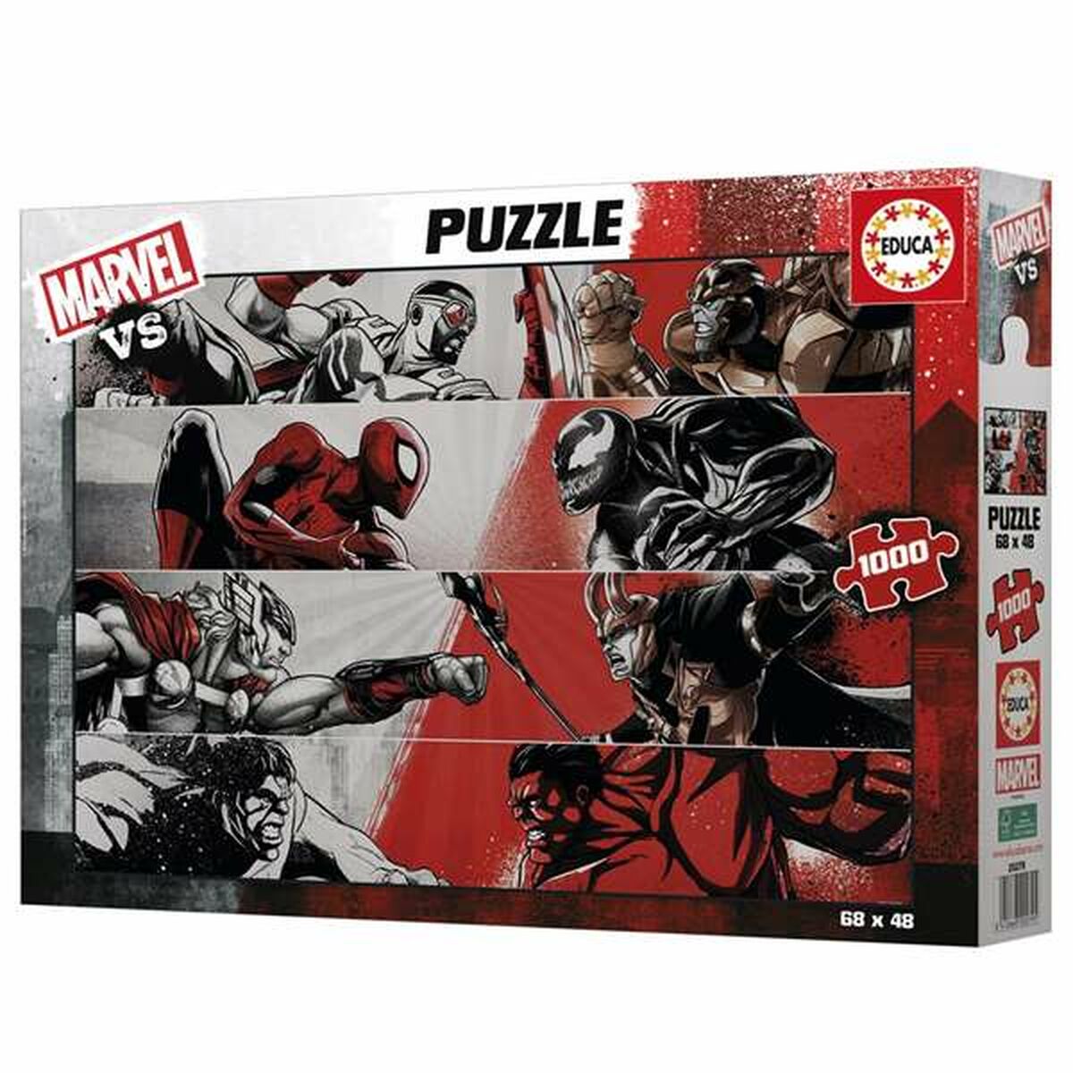 Puzzle Educa Marvel VS 1000 Piese - Jucarii si jocuri, Puzzle-uri și puzzle-uri