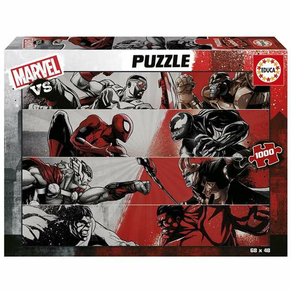 Puzzle Educa Marvel VS 1000 Piese - Jucarii si jocuri, Puzzle-uri și puzzle-uri
