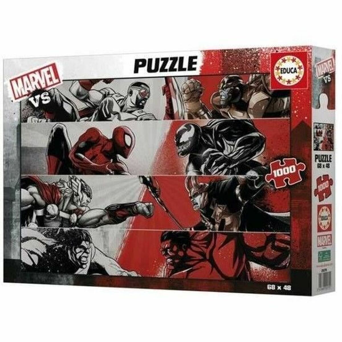 Puzzle Educa Marvel VS 1000 Piese - Jucarii si jocuri, Puzzle-uri și puzzle-uri