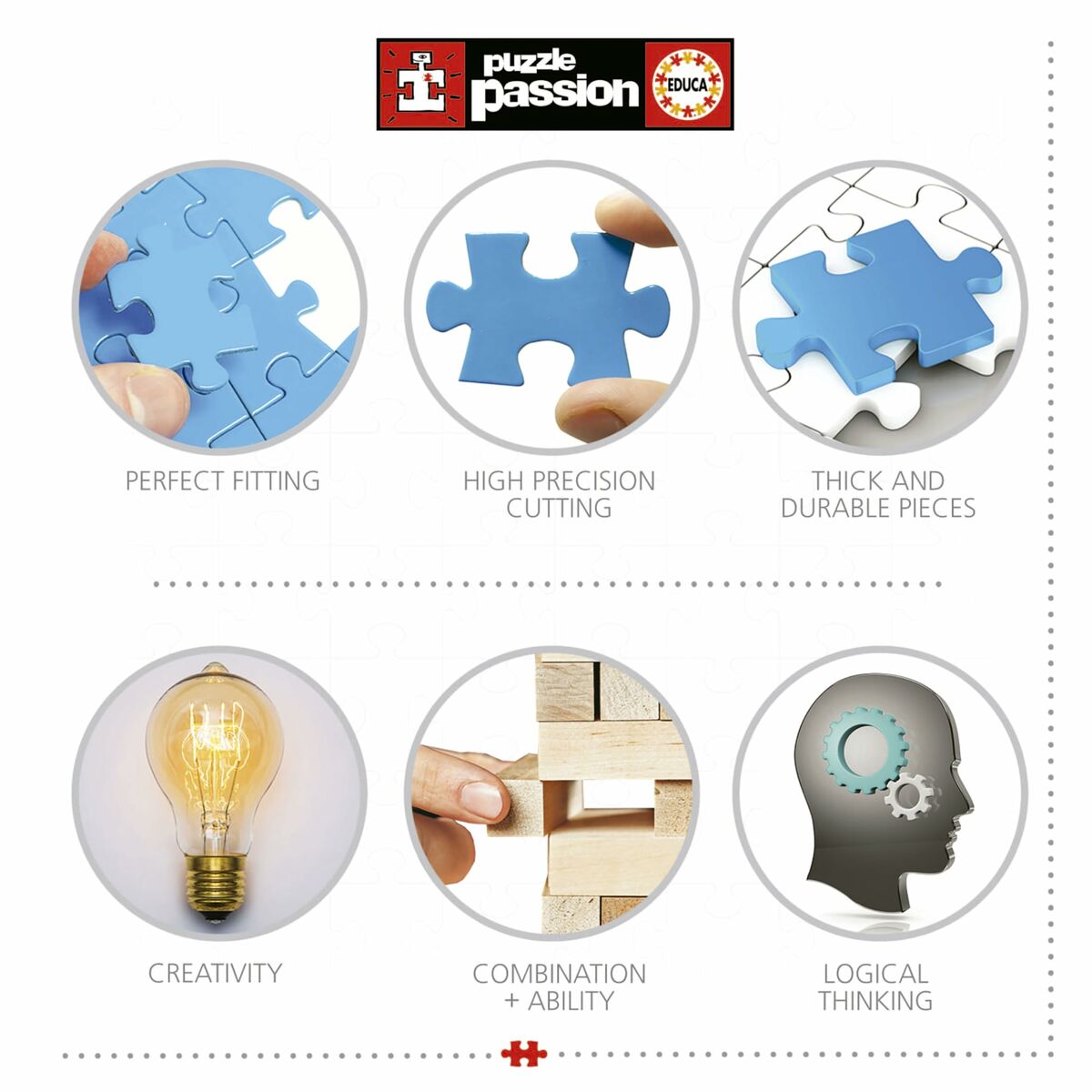 Puzzle Educa Dulces 1000 Piese - Jucarii si jocuri, Puzzle-uri și puzzle-uri