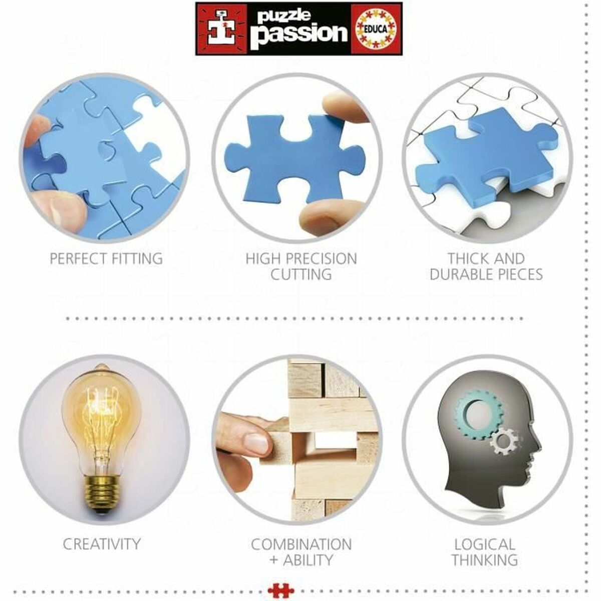Puzzle Educa Dulces 1000 Piese - Jucarii si jocuri, Puzzle-uri și puzzle-uri
