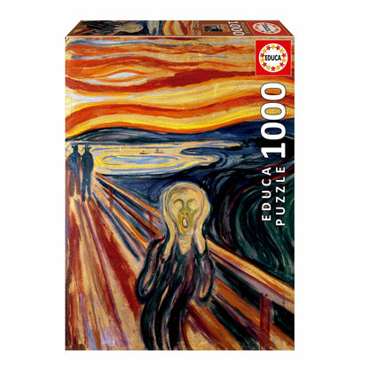 Puzzle Educa 20308 The Scream, Edvard Munch 1000 Piese - Jucarii si jocuri, Puzzle-uri și puzzle-uri