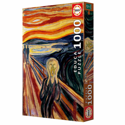Puzzle Educa 20308 The Scream, Edvard Munch 1000 Piese - Jucarii si jocuri, Puzzle-uri și puzzle-uri