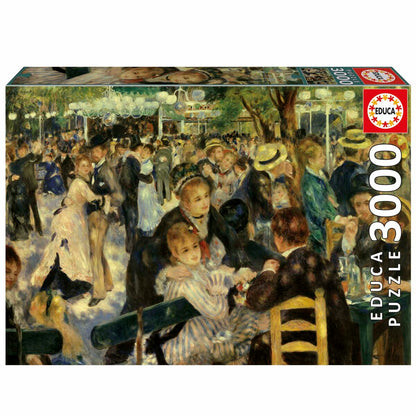 Puzzle Educa Baile en el Moulin De La Galette 3000 Piese - Jucarii si jocuri, Puzzle-uri și puzzle-uri