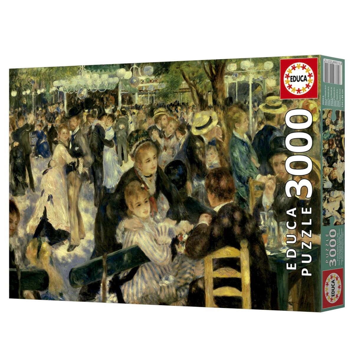 Puzzle Educa Baile en el Moulin De La Galette 3000 Piese - Jucarii si jocuri, Puzzle-uri și puzzle-uri