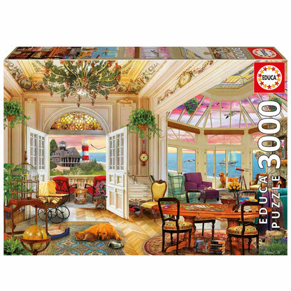 Puzzle Educa Life in the Coast 3000 Piese - Jucarii si jocuri, Puzzle-uri și puzzle-uri