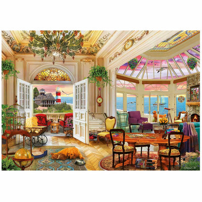 Puzzle Educa Life in the Coast 3000 Piese - Jucarii si jocuri, Puzzle-uri și puzzle-uri