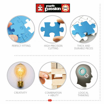 Set de 4 Puzzle-uri Educa Ariel 12 Piese 16 Piese 20 Piese 25 Piese - Jucarii si jocuri, Puzzle-uri și puzzle-uri