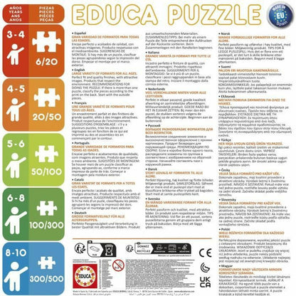 Set de 4 Puzzle-uri Educa Ariel 12 Piese 16 Piese 20 Piese 25 Piese - Jucarii si jocuri, Puzzle-uri și puzzle-uri