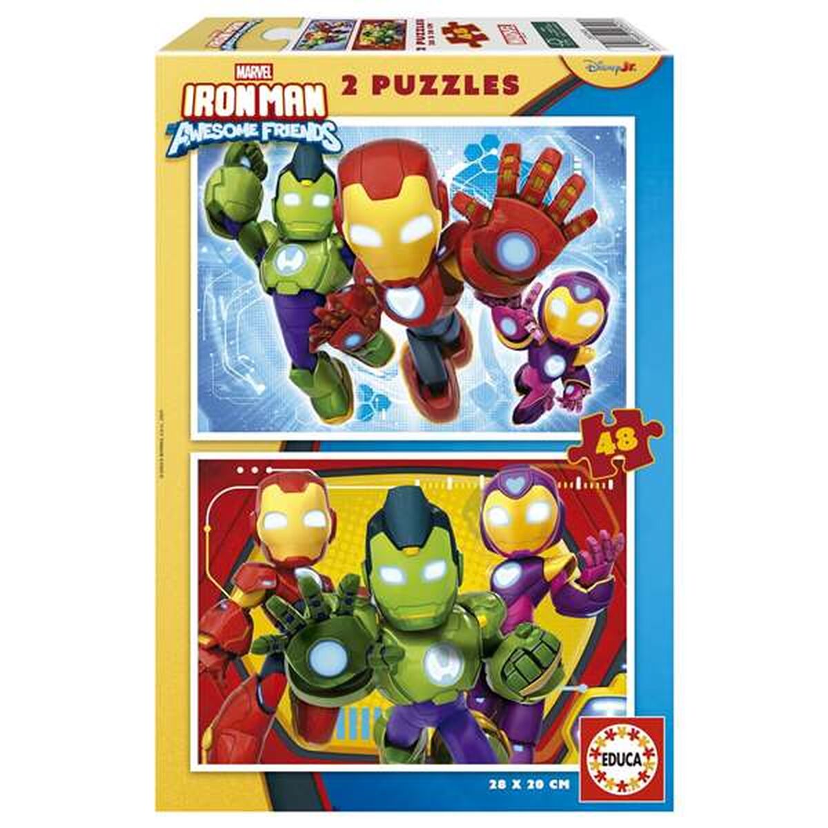 Puzzle Educa Iron Man & His Awsome Friends 48 Piese - Jucarii si jocuri, Puzzle-uri și puzzle-uri