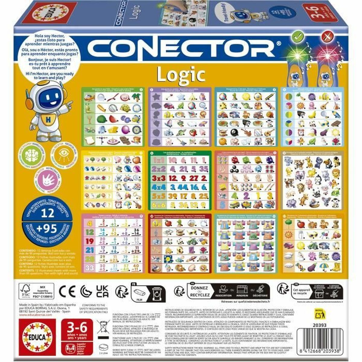 Joc Educativ Educa Conector Logic - Jucarii si jocuri, Jocuri și accesorii