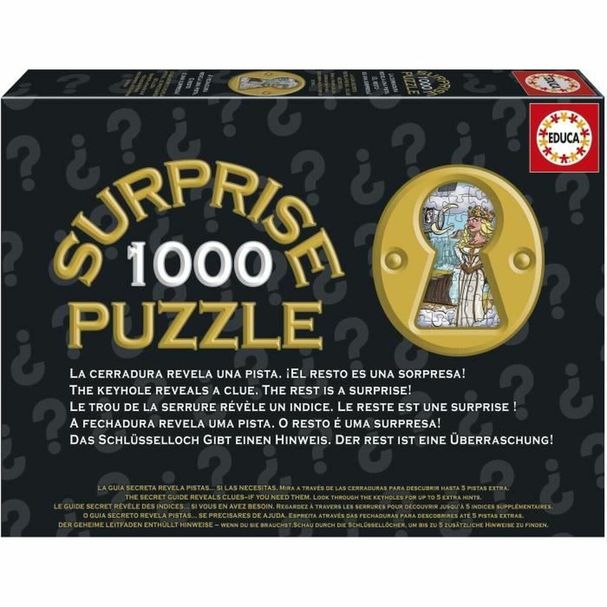 Puzzle Educa MESA REDONDA DE CABALLEROS 1000 Piese - Jucarii si jocuri, Puzzle-uri și puzzle-uri