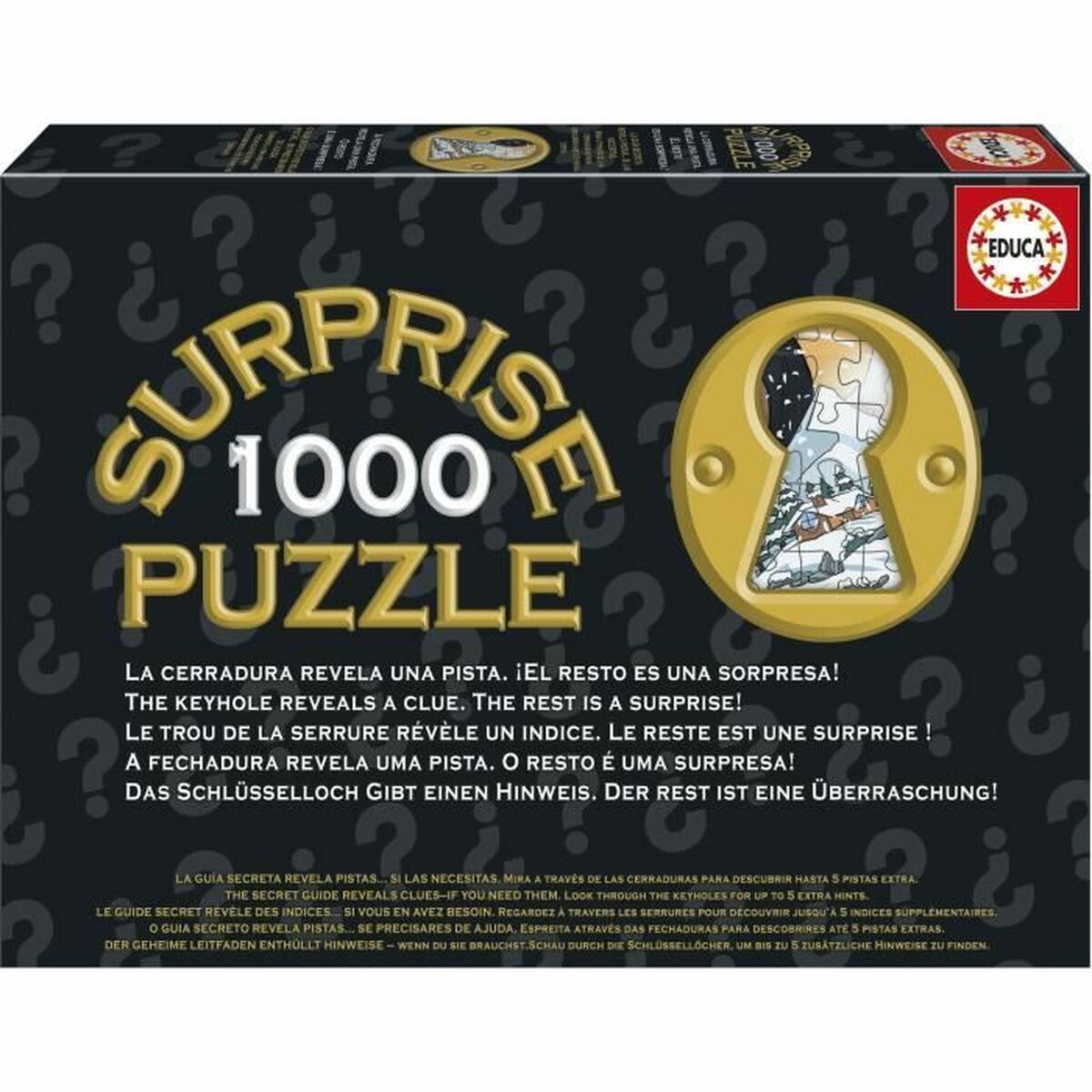 Puzzle Educa NAVIDAD ANTIGUA 1000 Piese - Jucarii si jocuri, Puzzle-uri și puzzle-uri
