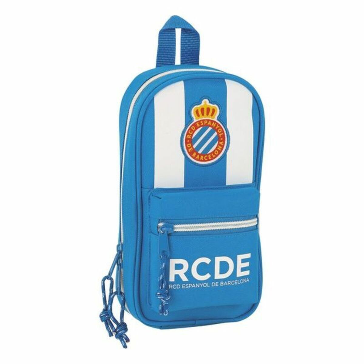 Cutie pentru creioane RCD Espanyol Albastru Alb 12 x 23 x 5 cm (33 Piese) - Birou și papetărie, Material școlar și educațional