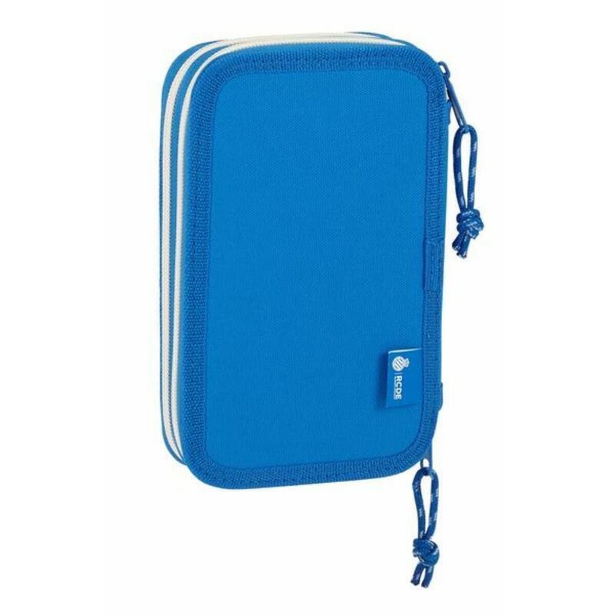 Creion dublu RCD Espanyol Albastru Alb 12,5 x 19,5 x 4 cm - Birou și papetărie, Material școlar și educațional