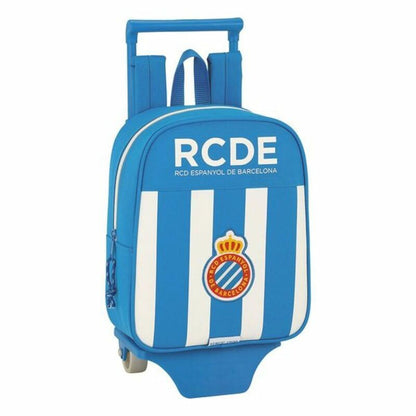 Ghiozdan cu Roți 805 RCD Espanyol 611753280 Albastru Alb - Birou și papetărie, Material școlar și educațional