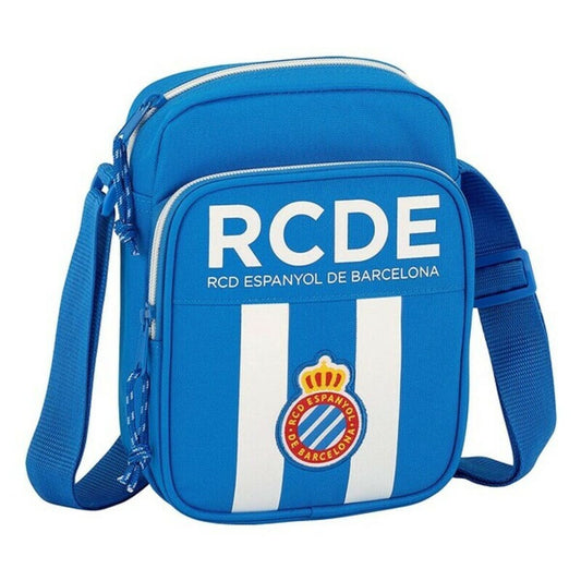 Geantă de Umăr RCD Espanyol 611753672 Albastru Alb (16 x 22 x 6 cm) - Bagaje, Genți de mână
