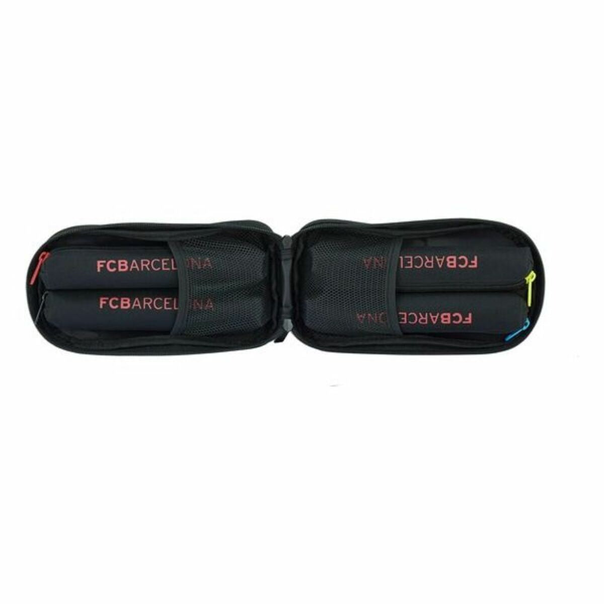 Cutie pentru creioane F.C. Barcelona Negru 12 x 23 x 5 cm - Birou și papetărie, Material școlar și educațional