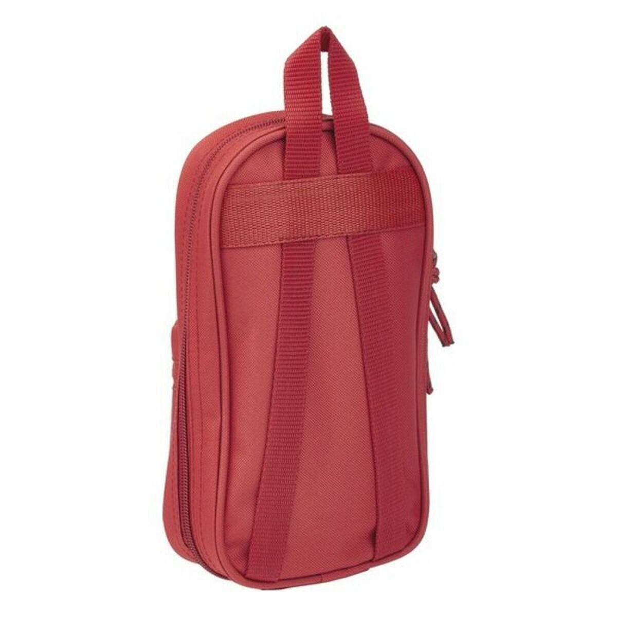 Cutie pentru creioane Sevilla Fútbol Club SAF411956747 Roșu 12 x 23 x 5 cm (33 Piese) - Birou și papetărie, Material școlar și educațional