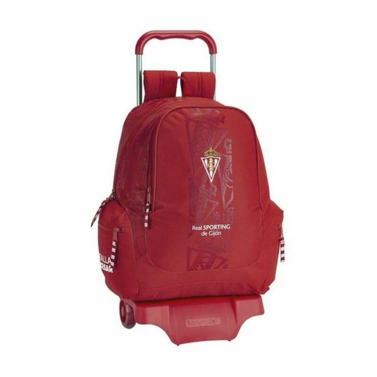 Ghiozdan cu Roți 905 Real Sporting de Gijón Roșu - Birou și papetărie, Material școlar și educațional