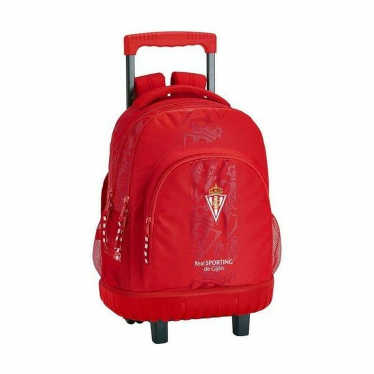 Ghiozdan cu Roți Compact Real Sporting de Gijón SF-611972-818 Roșu (32 x 45 x 21 cm) - Birou și papetărie, Material școlar și educațional
