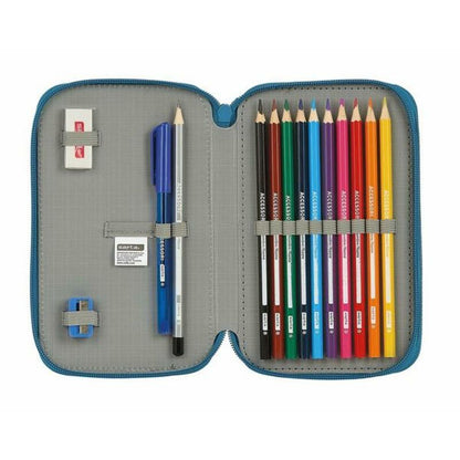 Creion dublu BlackFit8 M854 Albastru 12.5 x 19.5 x 4 cm (28 Piese) - Birou și papetărie, Material școlar și educațional