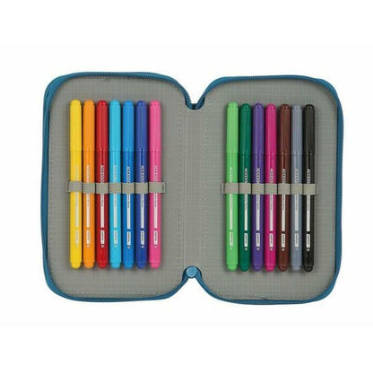 Creion dublu BlackFit8 M854 Albastru 12.5 x 19.5 x 4 cm (28 Piese) - Birou și papetărie, Material școlar și educațional