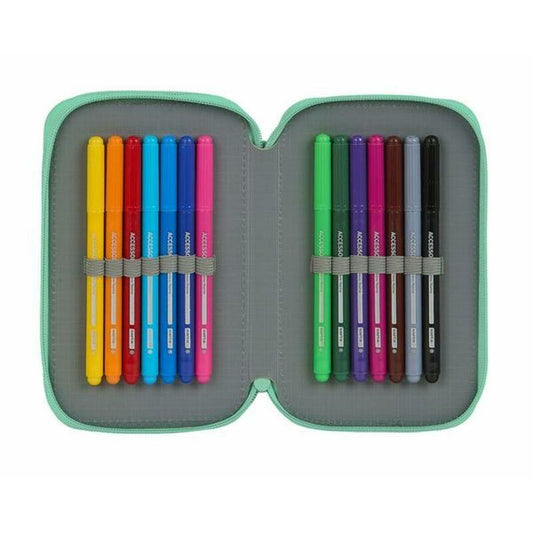 Creion dublu BlackFit8 M854 Turquoise 12.5 x 19.5 x 4 cm (28 Piese) - Birou și papetărie, Material școlar și educațional