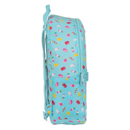 Ghiozdan Safta Turquoise - Birou și papetărie, Material școlar și educațional
