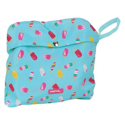 Ghiozdan Safta Turquoise - Birou și papetărie, Material școlar și educațional
