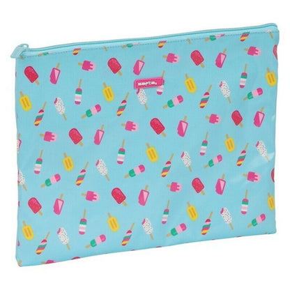 Geantă Universală Safta Ice Cream Turquoise - Birou și papetărie, Material școlar și educațional