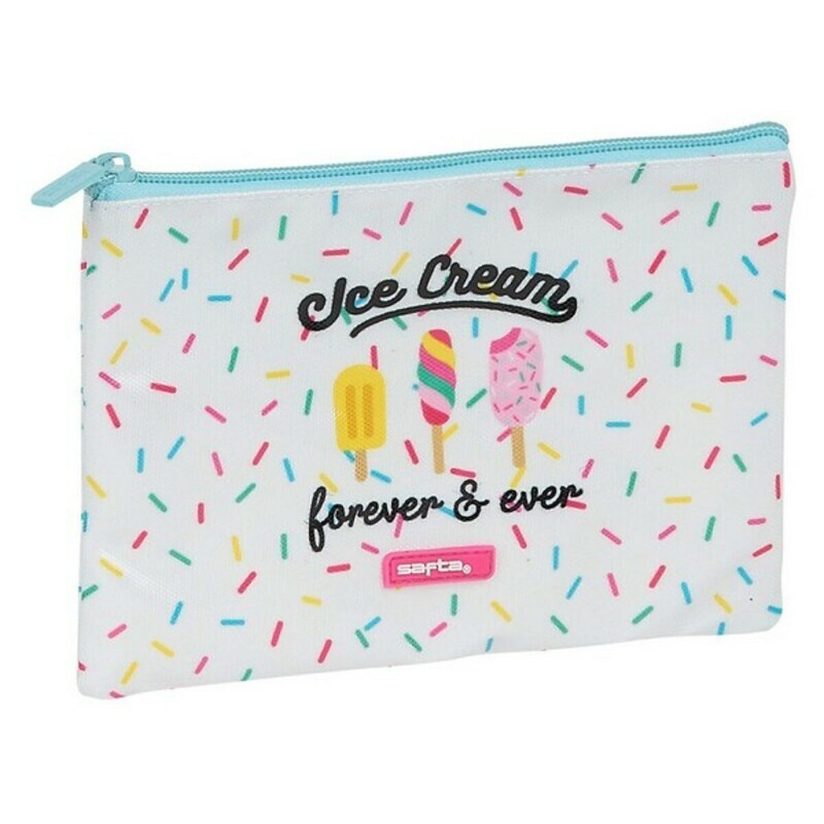 Geantă Universală Safta Ice Cream Turquoise - Birou și papetărie, Material școlar și educațional