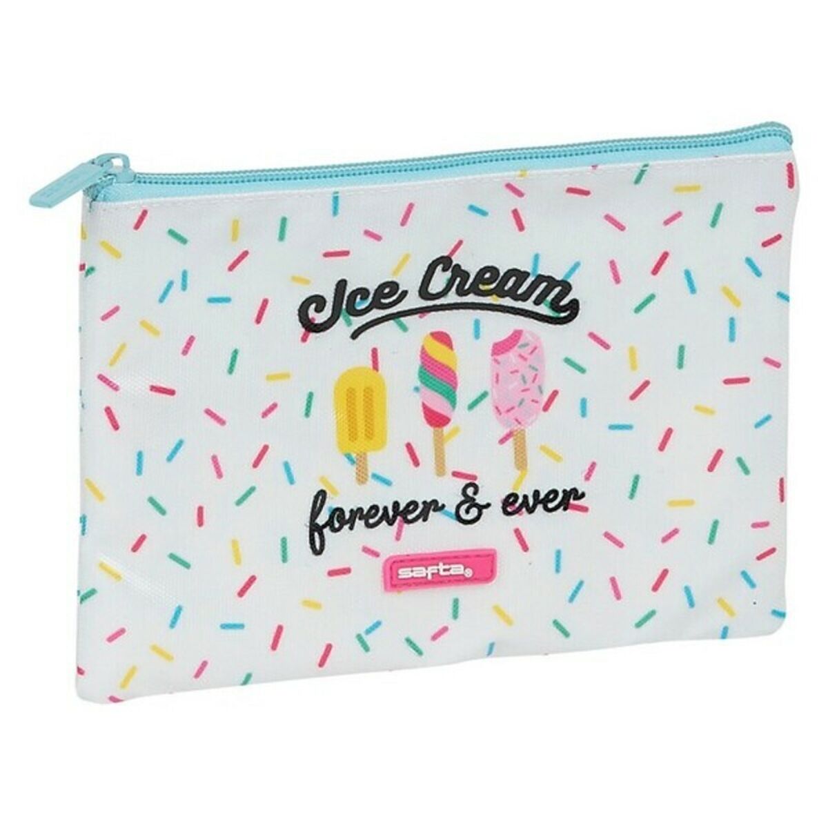Geantă Universală Safta Ice Cream Turquoise - Birou și papetărie, Material școlar și educațional