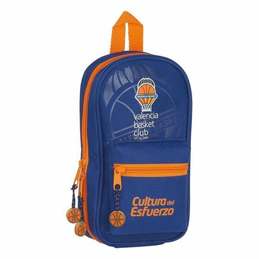 Cutie pentru creioane Valencia Basket M747 Albastru Portocaliu 12 x 23 x 5 cm (33 Piese) - Birou și papetărie, Material școlar și educațional
