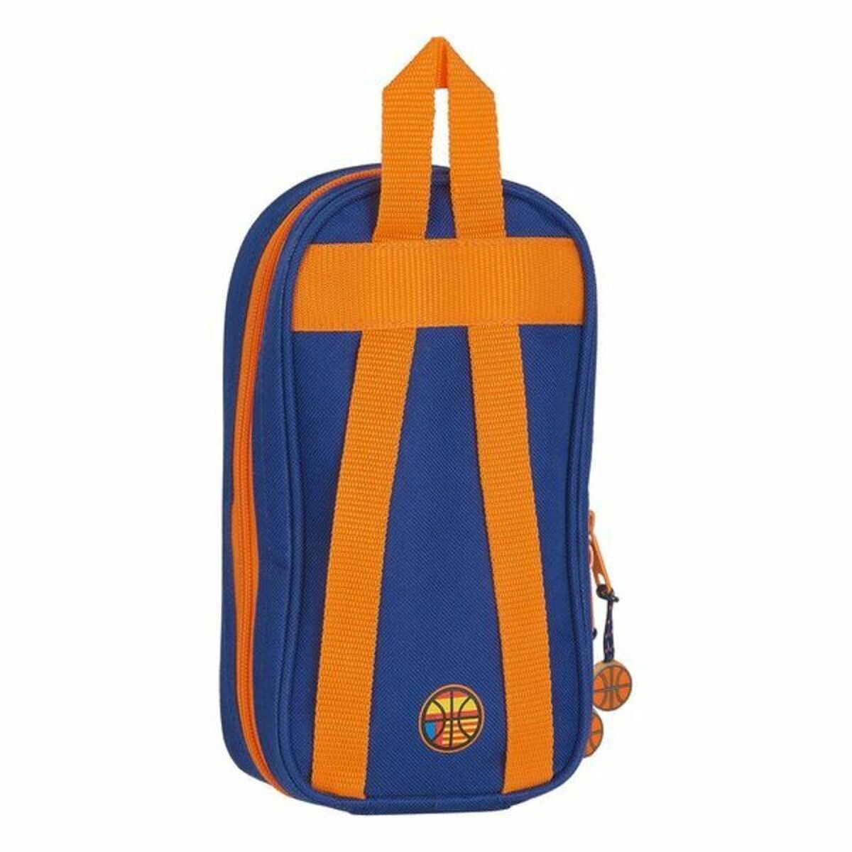 Cutie pentru creioane Valencia Basket M847 Albastru Portocaliu 12 x 23 x 5 cm - Birou și papetărie, Material școlar și educațional