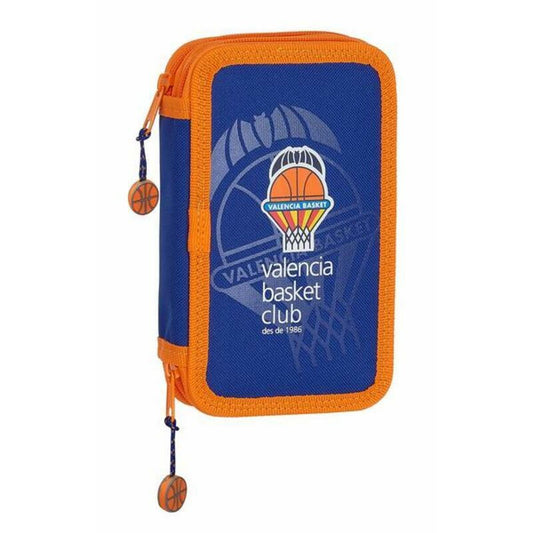 Creion dublu Valencia Basket M854 Albastru Portocaliu 12.5 x 19.5 x 4 cm (28 Piese) - Birou și papetărie, Material școlar și educațional