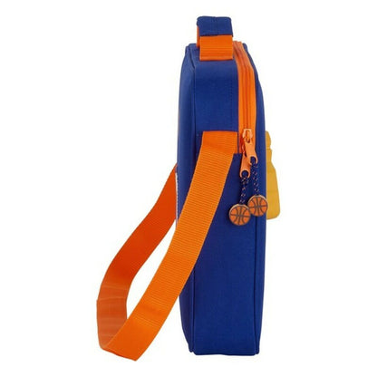 ghiozdan de școală Valencia Basket Albastru Portocaliu (38 x 28 x 6 cm) - Birou și papetărie, Material școlar și educațional