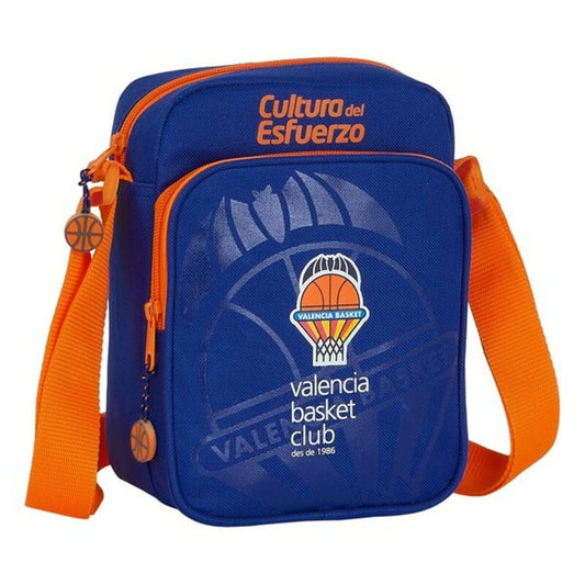 Geantă de Umăr Valencia Basket Albastru Portocaliu (16 x 22 x 6 cm) - Bagaje, Genți de mână