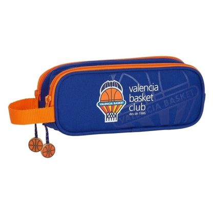 Geantă Universală Valencia Basket M513 Albastru Portocaliu (21 x 8 x 6 cm) - Birou și papetărie, Material școlar și educațional