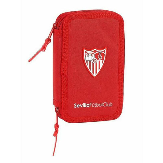 Creion dublu Sevilla Fútbol Club M854 Roșu 12.5 x 19.5 x 4 cm (28 Piese) - Birou și papetărie, Material școlar și educațional