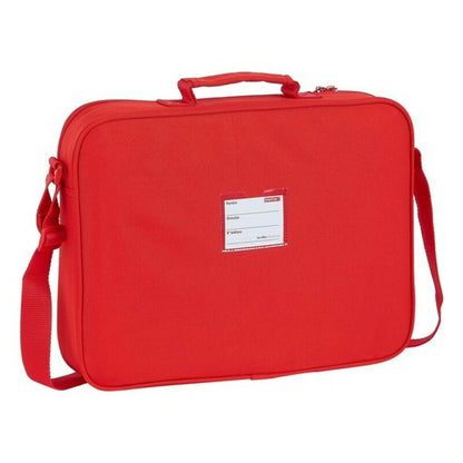ghiozdan de școală Sevilla Fútbol Club Roșu (38 x 28 x 6 cm) - Birou și papetărie, Material școlar și educațional