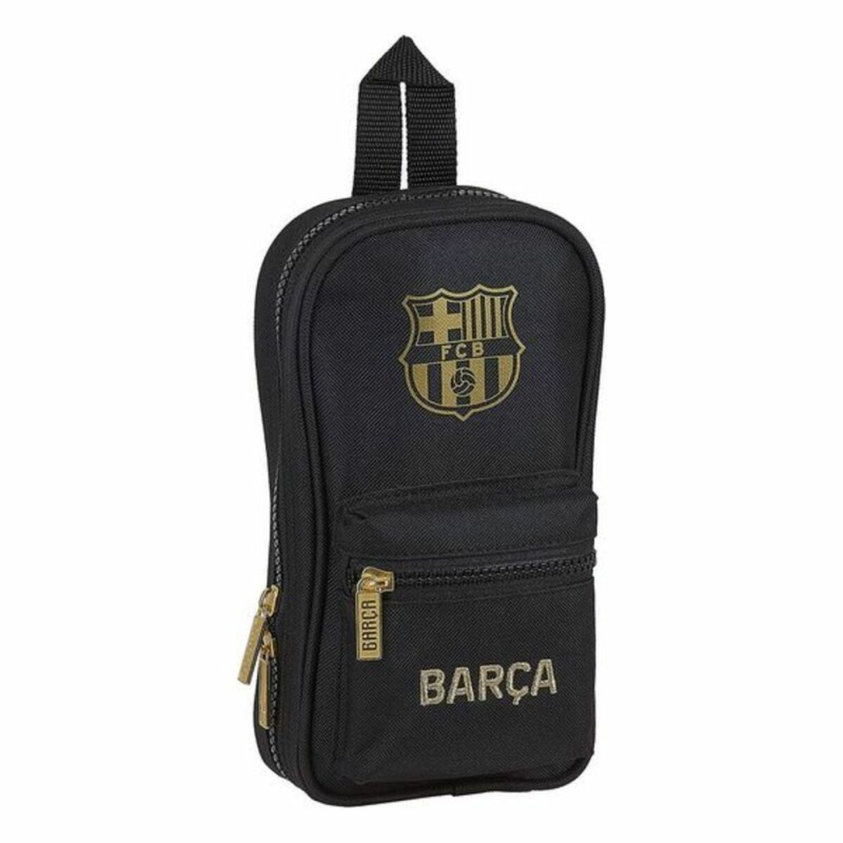 Cutie pentru creioane F.C. Barcelona M847 Negru 12 x 23 x 5 cm - Birou și papetărie, Material școlar și educațional