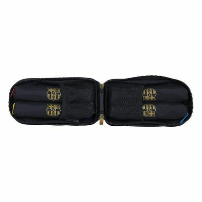 Cutie pentru creioane F.C. Barcelona M847 Negru 12 x 23 x 5 cm - Birou și papetărie, Material școlar și educațional