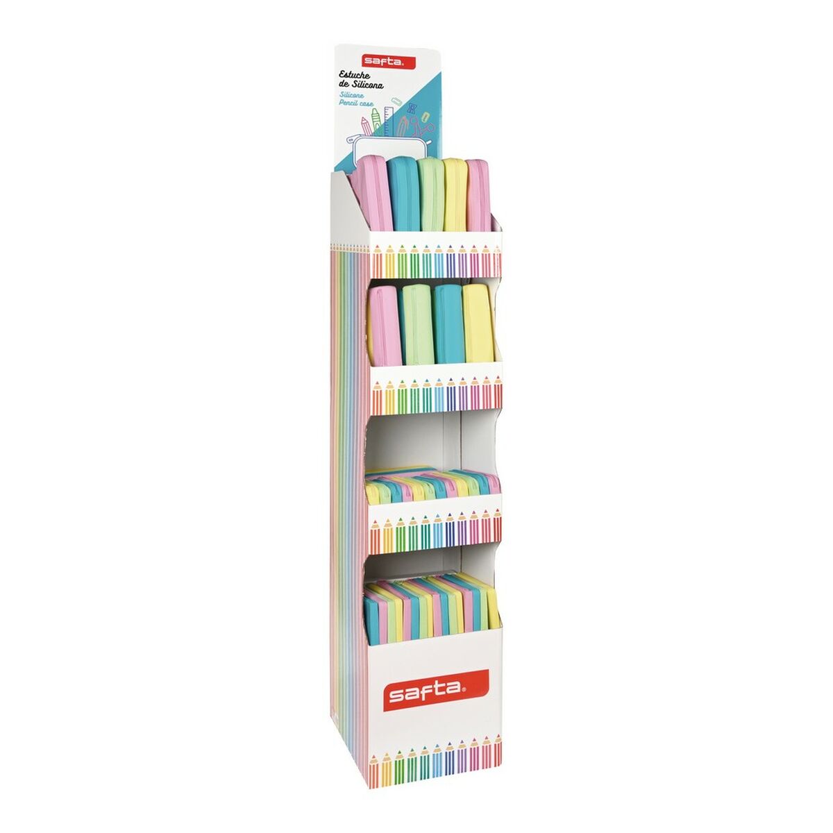Penar Școlar Safta Albastru (29.5 x 168.5 x 32.5 cm) - Birou și papetărie, Material școlar și educațional