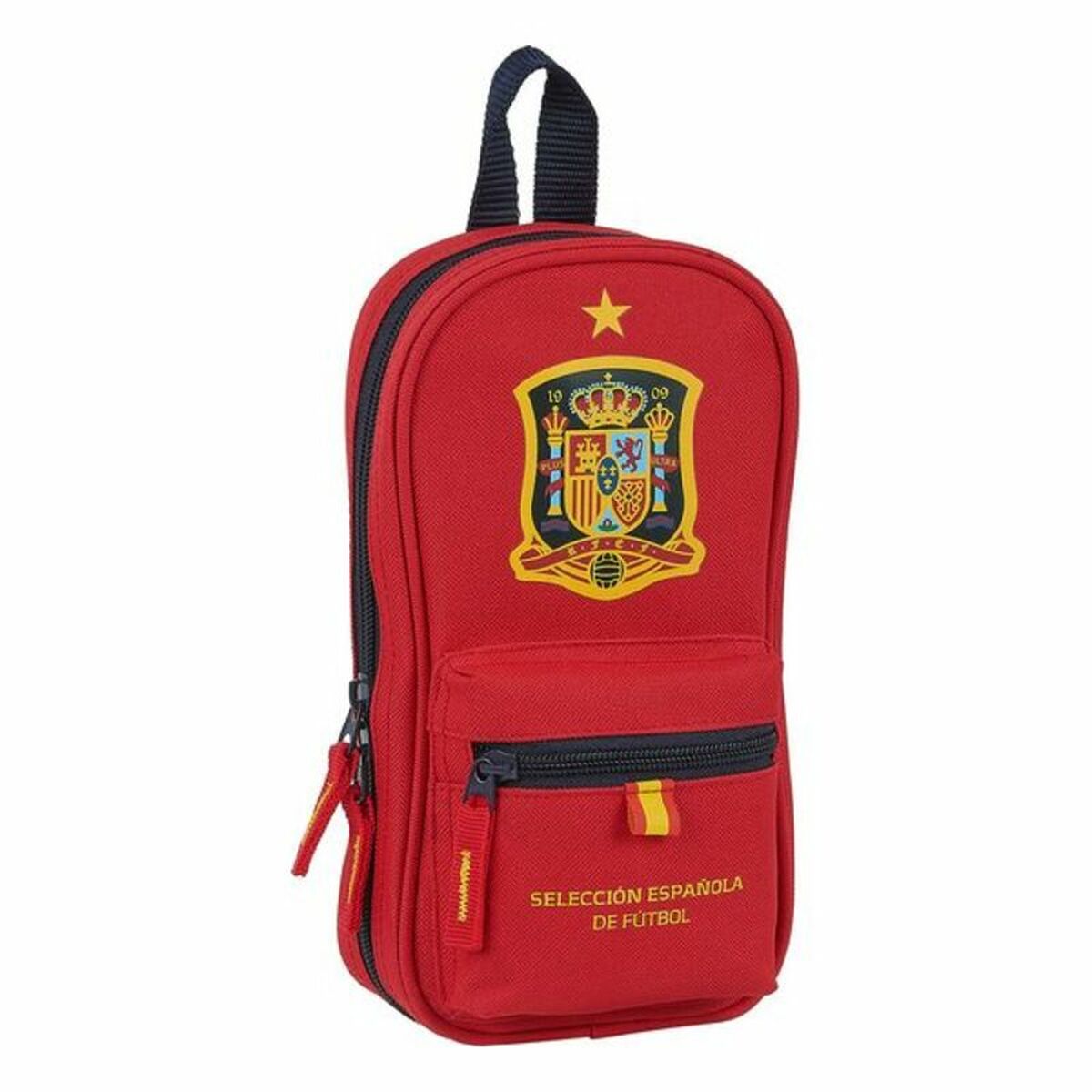 Cutie pentru creioane RFEF M747 Roșu 12 x 23 x 5 cm (33 Piese) - Birou și papetărie, Material școlar și educațional