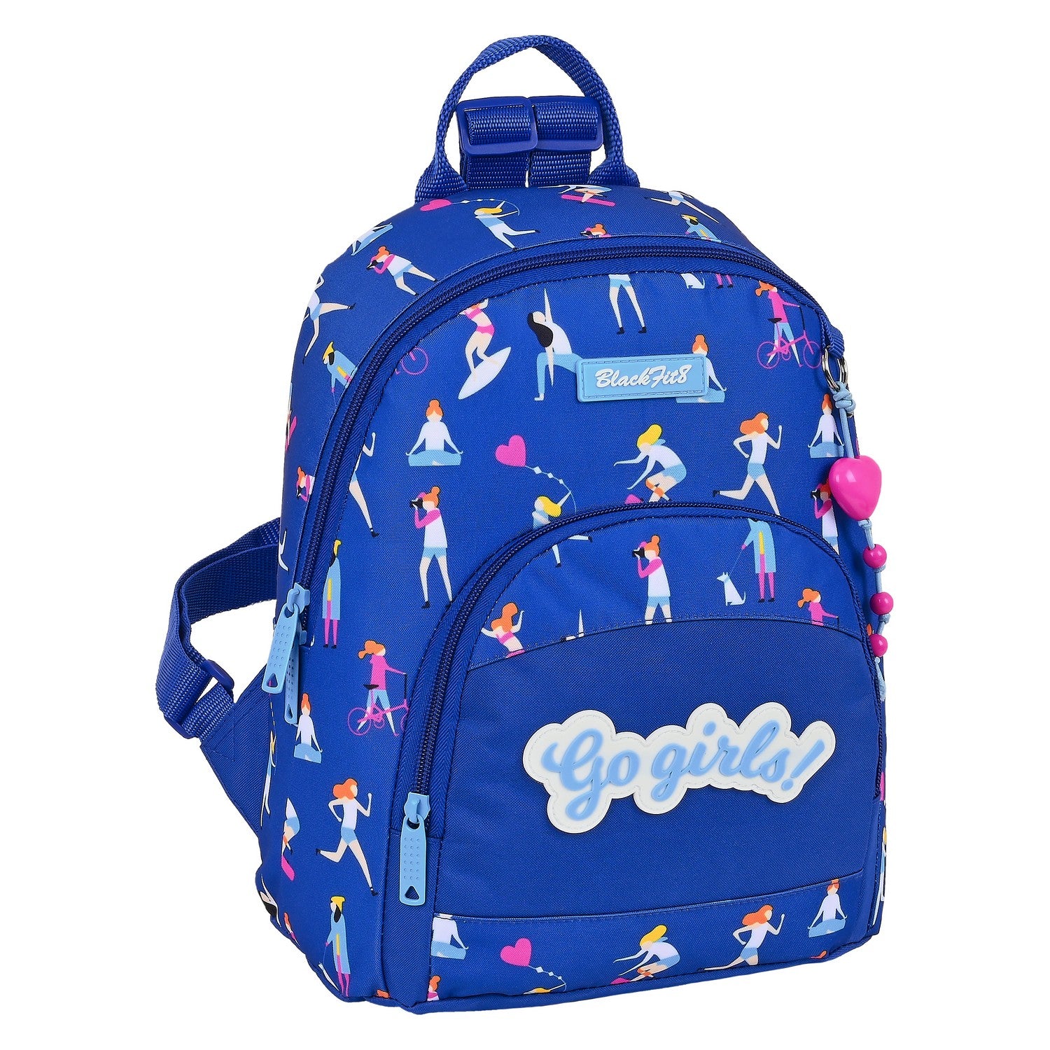 Rucsac Casual BlackFit8 Go Girls Albastru (25 x 30 x 13 cm) - Birou și papetărie, Material școlar și educațional