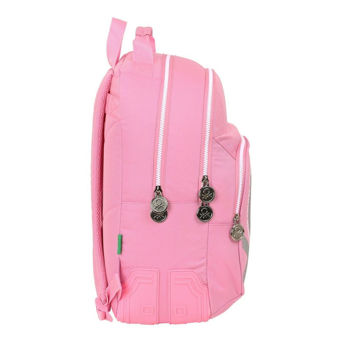 Ghiozdan Benetton Roz (32 x 42 x 15 cm) - Birou și papetărie, Material școlar și educațional